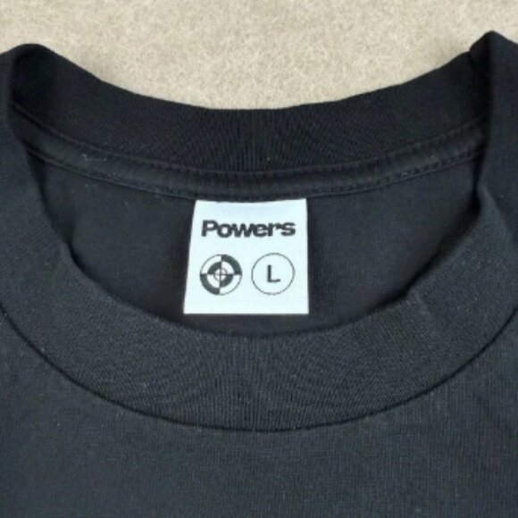 Powers Supply Shirt Men L Black Graphic Hallelujah 16‎ 4904 Cotton USA Made - Picture 3 of 9